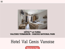 Tablet Screenshot of hotellaturra.com